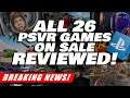 ALL 26 PSVR Games On Sale REVIEWED! | Sale Ends May 26th!
