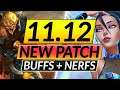 ALL NEW PATCH 11.12 Changes - MASSIVE Champion Buffs and Nerfs -  LoL Meta Guide