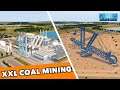 Building a XXL open mining pit & coal power plant in Cities: Skylines | No Mods | Vanilla
