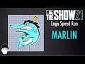 MLB the Show Logo Speed Run - Marlin