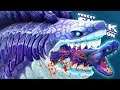 NEW GODZILLA SHARKJIRA vs ALAN, DOW (HUNGRY SHARK EVOLUTION)