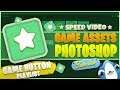 Photoshop Tutorial - Make Game Button UI Game Assets #1