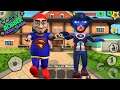 Scary Robber Home Clash - Captain America & SuperMan - Lester & Felix Are SuperHeroes