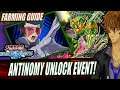 ANTINOMY UNLOCK EVENT! ANTINOMY FARM! | YuGiOh Duel Links