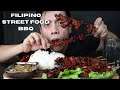 Filipino street food BBQ MUKBANG
