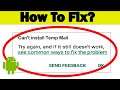 Fix Can't Download Temp Mail App Error On Google Play Store Problem - Fix Can't Install