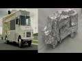Food Truck - Aluminum Foil Sculpture