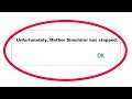 How To Fix Unfortunately Mother Simulator Has Stopped Error in Android & Ios Mobile Phone