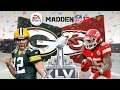 Madden 12 PS2 Gameplay: Super Bowl XLVI - Kansas City Chiefs vs. Green Bay Packers