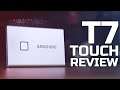 Samsung T7 Touch Review - Fingerprint Secured USB C SSD - TechteamGB