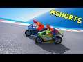 Spidey & Goku & Hulk Racing at Sea Ramp #179 #Shorts