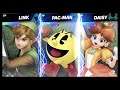 Super Smash Bros Ultimate Amiibo Fights  – 11pm Final Link vs Pac Man vs Daisy