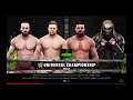 WWE 2K19 Bray Wyatt VS Roode,Miz,Kanellis Fatal 4-Way Elimination Tables Match WWE Universal Title