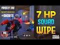 7 HP Squad Wipe In Solo vs Squad #Shorts || Must Watch Gameplay​​ || Pri Gaming || Garena Free Fire
