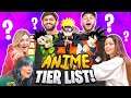 Anime Tier List Challenge ft. Valkyrae, Nadeshot, BrookeAB & More