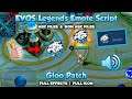 EVOS MPL Emote (EVOS Legends) Script with Backup File, Full Effects, Full Icon! | Mobile Legends BB