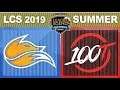 FOX vs 100   LCS 2019 Summer Split Week 3 Day 2   Echo Fox vs 100 Thieves