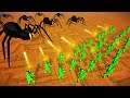 GIANT SPIDERS vs TOY SOLDIERS in The BEST Green Army Men Battle Simulator - Home Wars