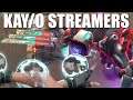 Killing Radiant KAY/O streamers as Jett / Raze in Valorant