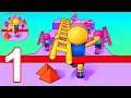 Ladder Race - Gameplay Part 1 All Levels 1 - 16 Max Level (Android, iOS) #1