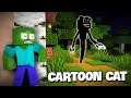 Monster School : CARTOON CAT CHALLENGE - Minecraft Animation