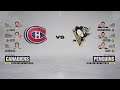 NHL 22 Black & Gold | Montreal Canadiens vs Pittsburgh Penguins [Game 21]