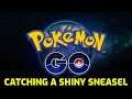Pokémon GO - Catching a Shiny Sneasel