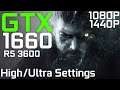 Resident Evil Village | GTX 1660 + Ryzen 5 3600 | High & Ultra Settings | 1080p 1440p