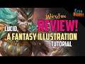 Review: “Lucid, a Fantasy Character Illustration Tutorial”- Wing Fox Course - Cyan Orange Studio