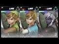 Super Smash Bros Ultimate Amiibo Fights – Request #14831 Link vs Link BotW vs Dark Link