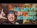 3 minutes of a Gold Nova 1's CS GO Highlights [Insane Shots]