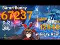 Amber C3 - Baron Bunny and Fiery Rain Build - 67k Damage - Genshin Impact