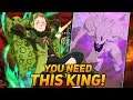 BEST UNIT FOR GREY DEMON! Green King Showcase! | Seven Deadly Sins Grand Cross