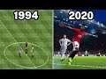 Graphical Evolution of Pro Evolution Soccer/ISS/Winning Eleven (1994-2020)