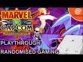 Marvel vs. Capcom: Clash of Super Heroes - Dreamcast - Intro & 1CC Playthrough as Ryu & Wolverine