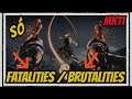 Mortal Kombat 11 SÓ FATALITIES E BRUTALITIES I Fatal Blow Every Fatality (MK11)