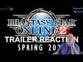 PHANTASY STAR ONLINE 2 TRAILER REACTION E3 COVERAGE