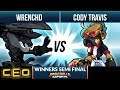 Wrenchd vs Cody Travis - Winners Semi Final - CEO 2019 1v1