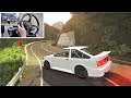 AE86 INERTIA Drift on Mountain Touge (4K) w/Steering Wheel | Assetto Corsa