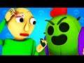 Baldi vs Brawl Stars (Español Spike, Rico, Leon, Bibi 3D Challenge Parodia Animada)