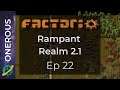 Factorio Rampant Realm 2.1 Ep 22: A launchpad with no launch