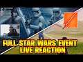 FULL STAR WARS EVENT REACTION IN GAME!! PLUS LIGHT SABER BATTLE