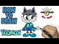 how to draw Trickshot from Trick moon step by step easy