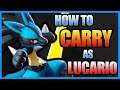 LUCARIO Is The Best RANKED CARRY - Pokemon Unite Masters Lucario
