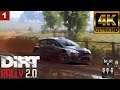 4К DiRT Rally 2.0 gameplay Ford Fiesta R5 MKII Logitech g27 🔴