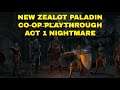 Diablo 2 Resurrected - (Part 3 A1 NM) New Zealot/Smite Paladin & Nerco CO-OP Play.