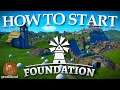 🧱 How to start tutorial and tips Foundation | Indie medieval city building simulation | Guide #1