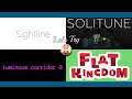 Let's Try: luminous corridor 0, Solitune, Sightline, and Flat Kingdom