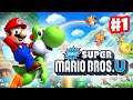 New Super Mario Bros.U (Wii U) Part 1 - World 1 with Rainbow Dash