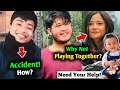 Prasanna Lama Accident 😢 | 2b Gamer & Mikasa Why Not Playing Together??